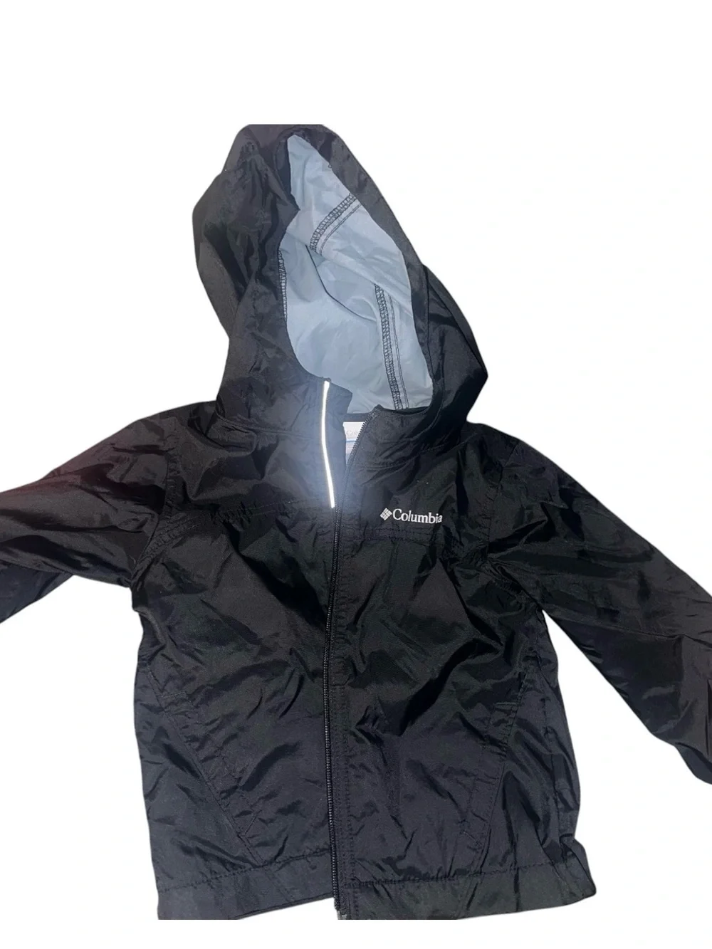 Columbia Toddler Rain Jacket, Black, Size 3T”